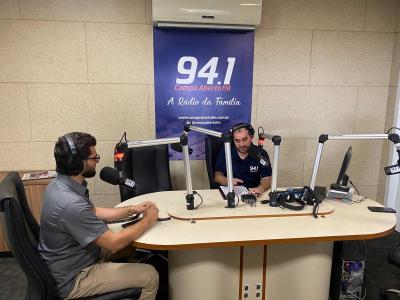 Padre Aroldo Schinemann Filho participou do Alegria Geral da Campo Aberto FM